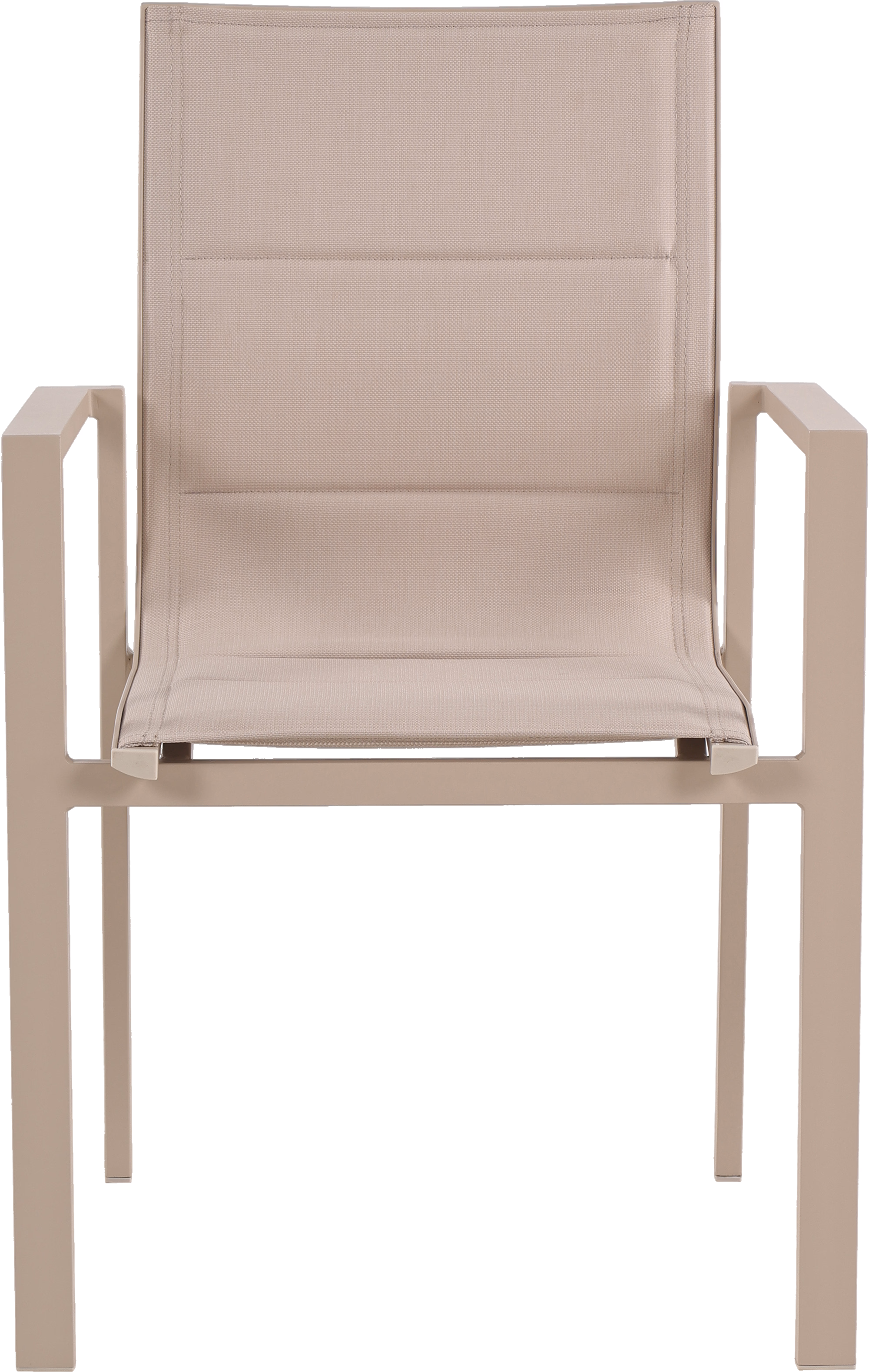 Messina Outdoor Dining Chair, Beige image 2