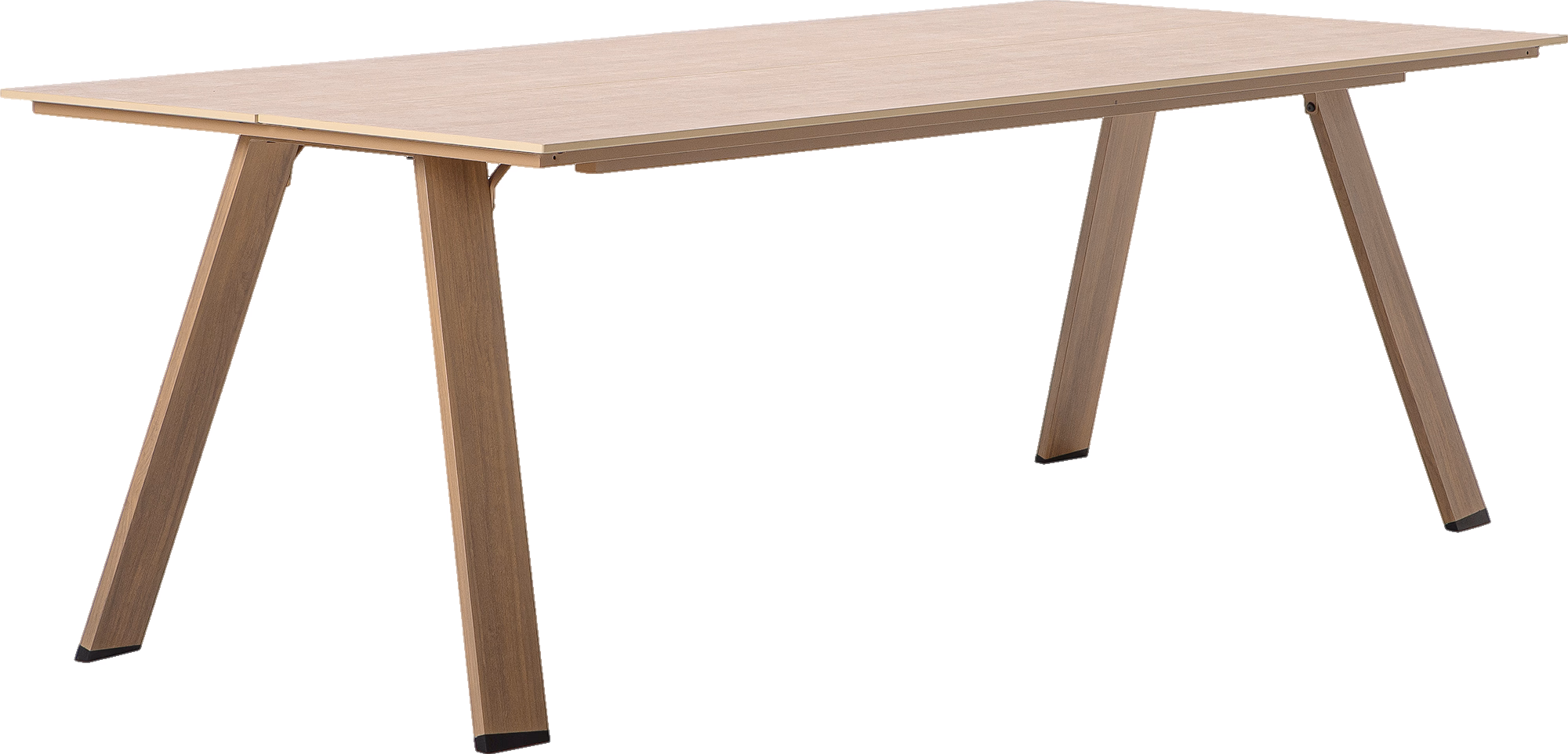 Messina Outdoor Dining Table, Brown, Beige image 2