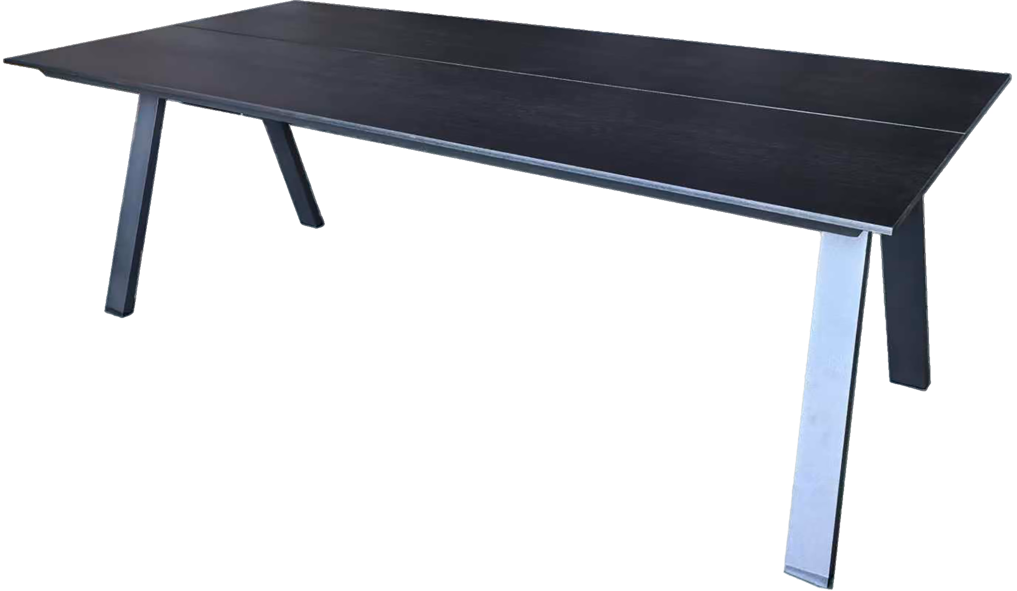 Messina Outdoor Dining Table, Black image 2