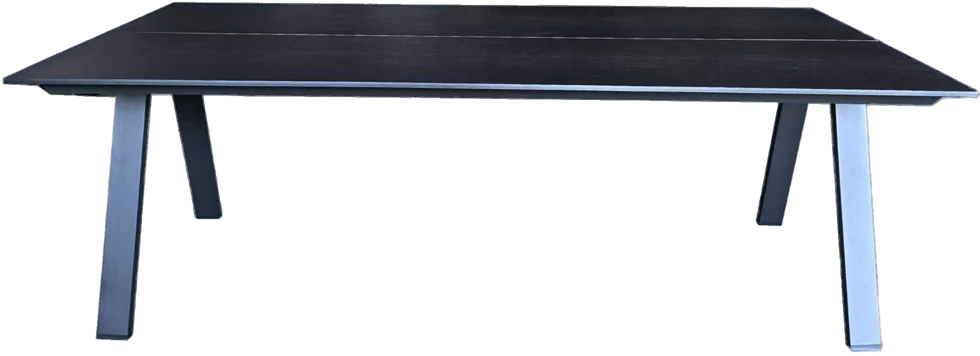 Messina Outdoor Dining Table, Black image 3