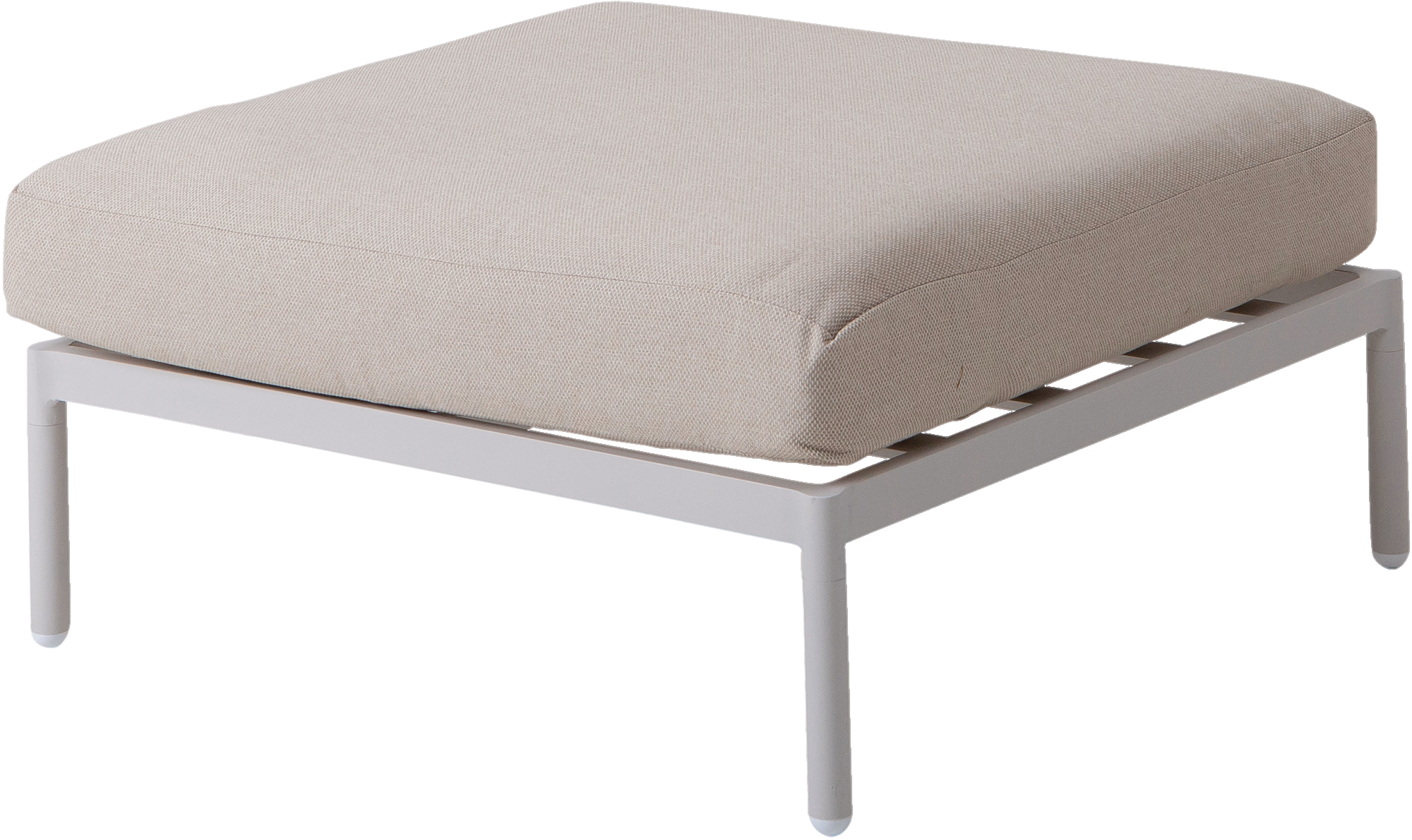 Nordic Outdoor Lounge Seating, White, Beige image 2