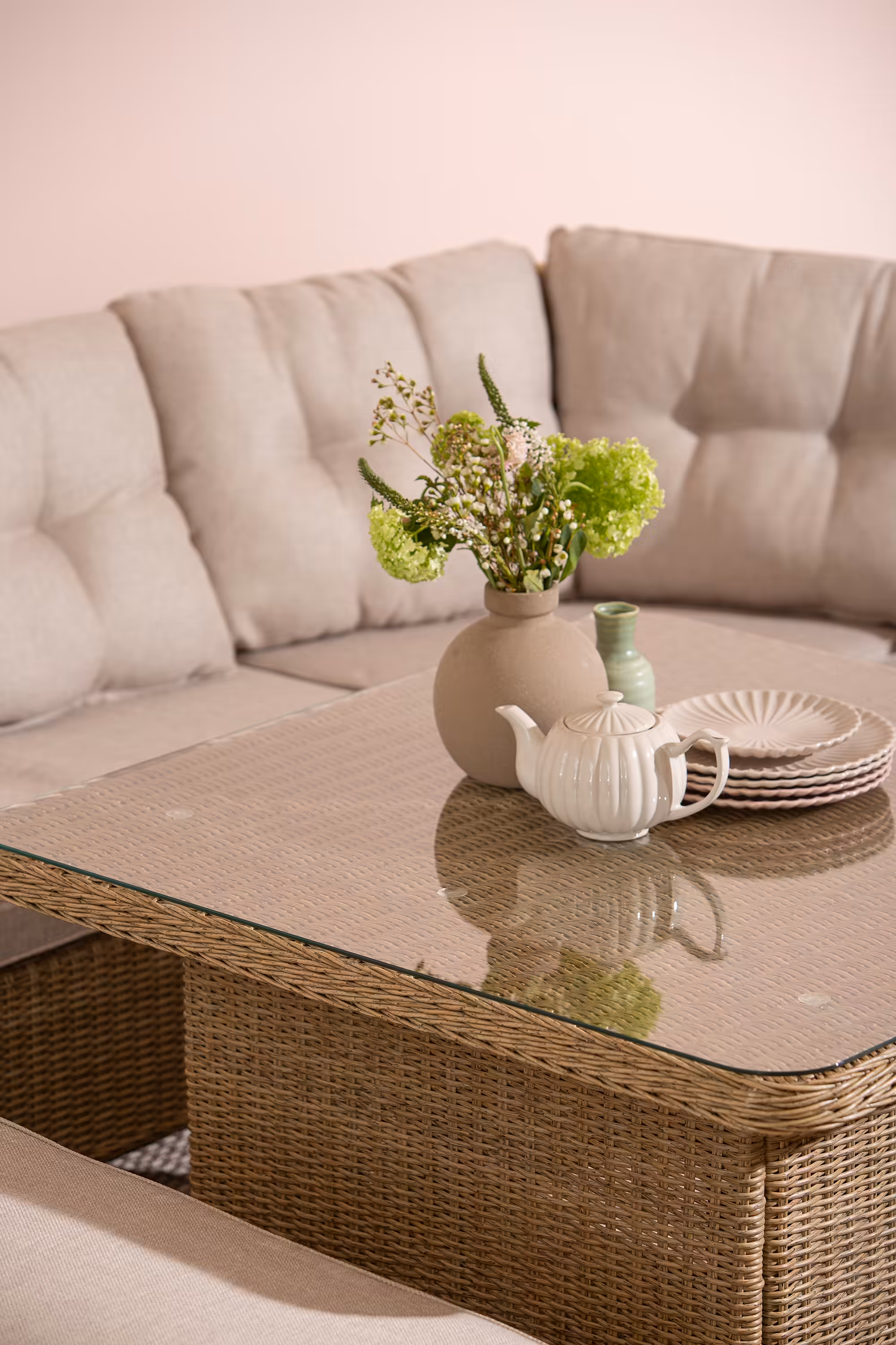 Haven Outdoor Lounge Set, Beige image 16