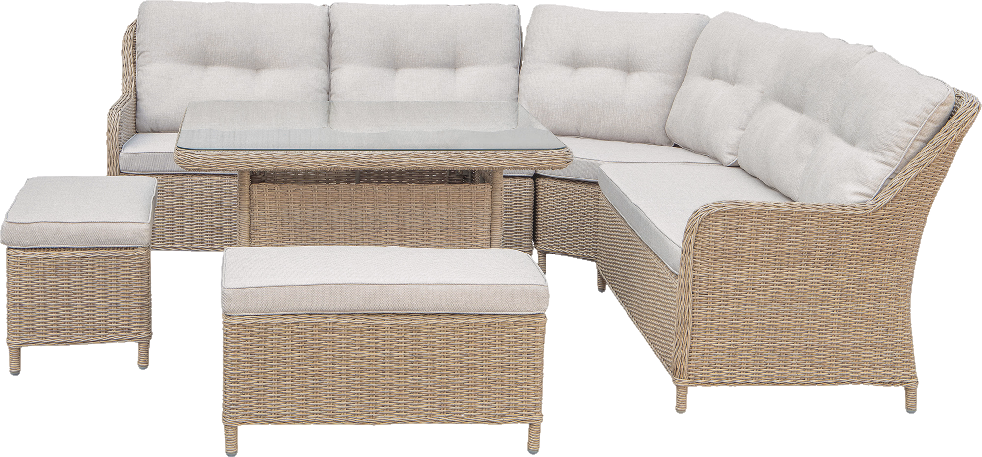 Haven Outdoor Lounge Set, Beige image 5