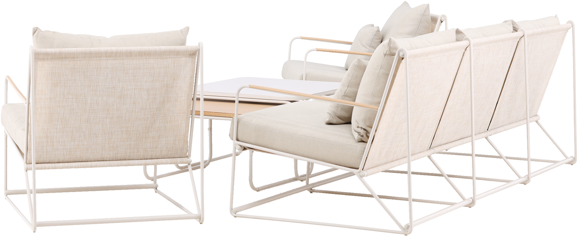 Palazzo Outdoor Lounge Set, Beige image 10