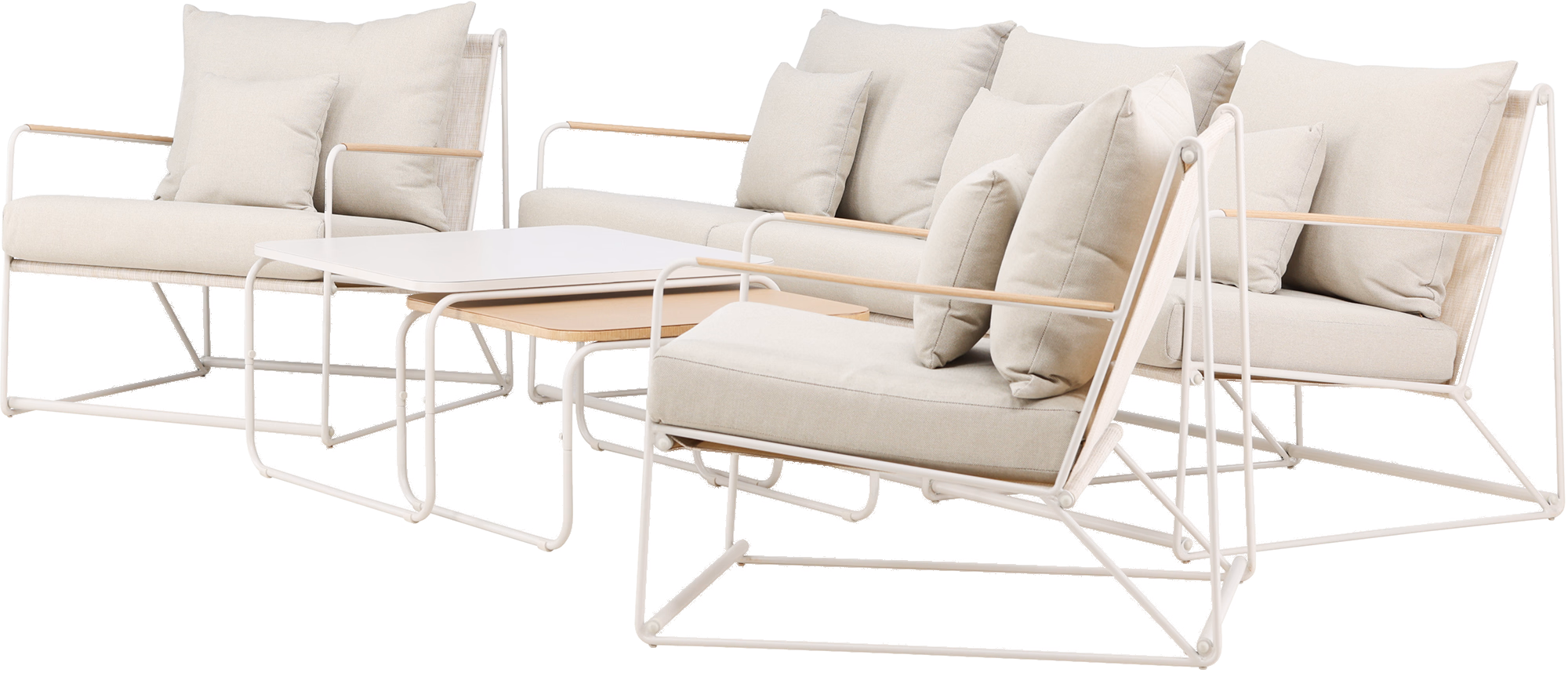 Palazzo Outdoor Lounge Set, Beige image 6