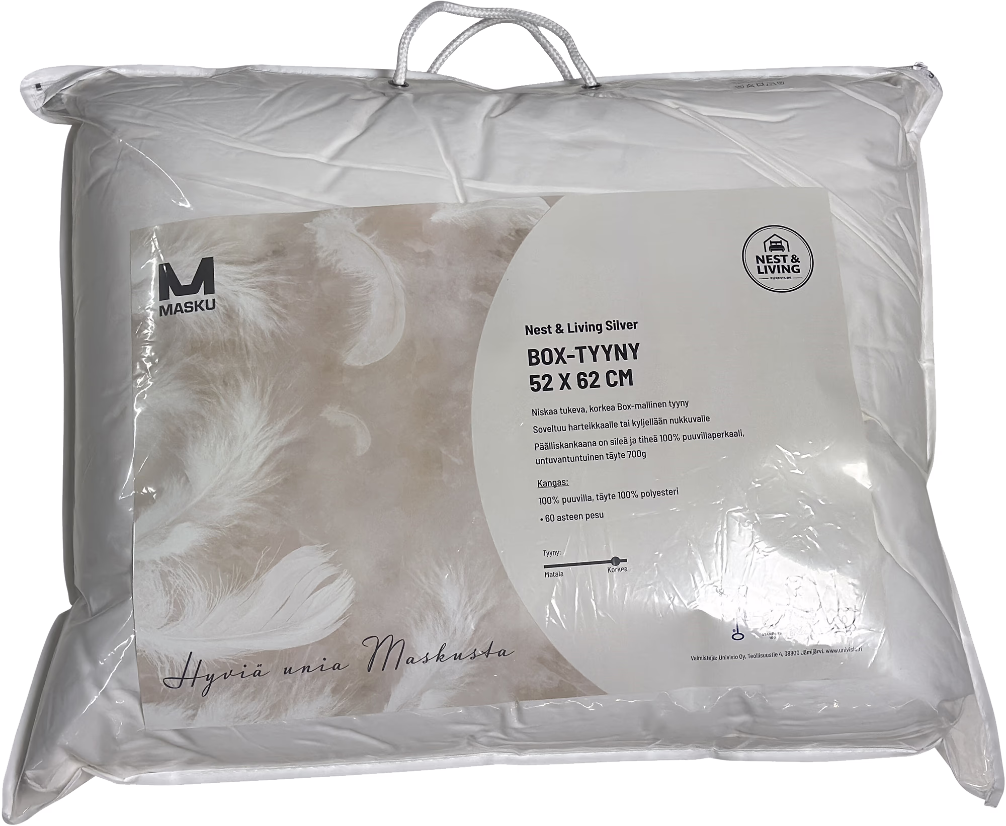 Nest & Living Silver box cushion 52x62 cm thumbnail