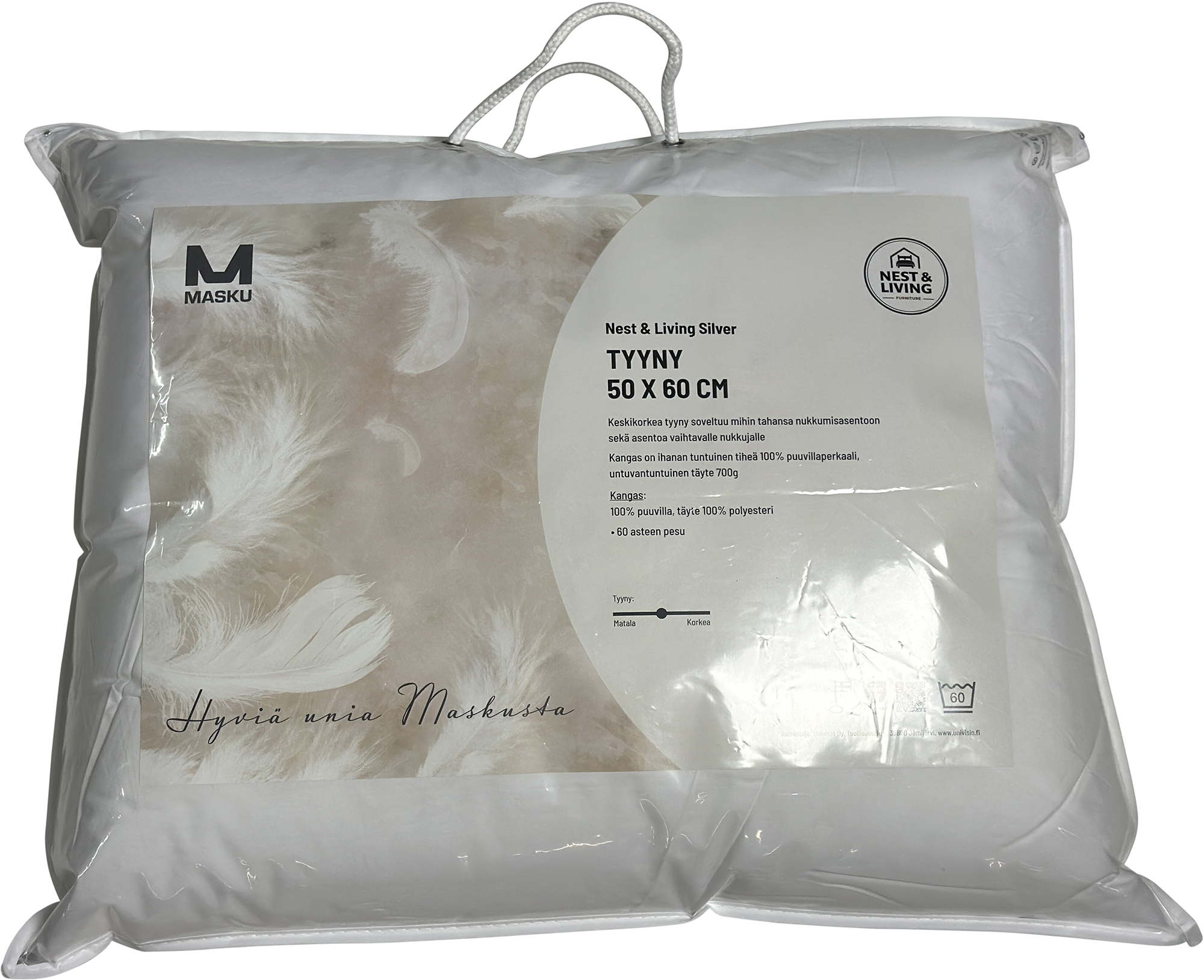 Nest & Living Silver Pillow image 2