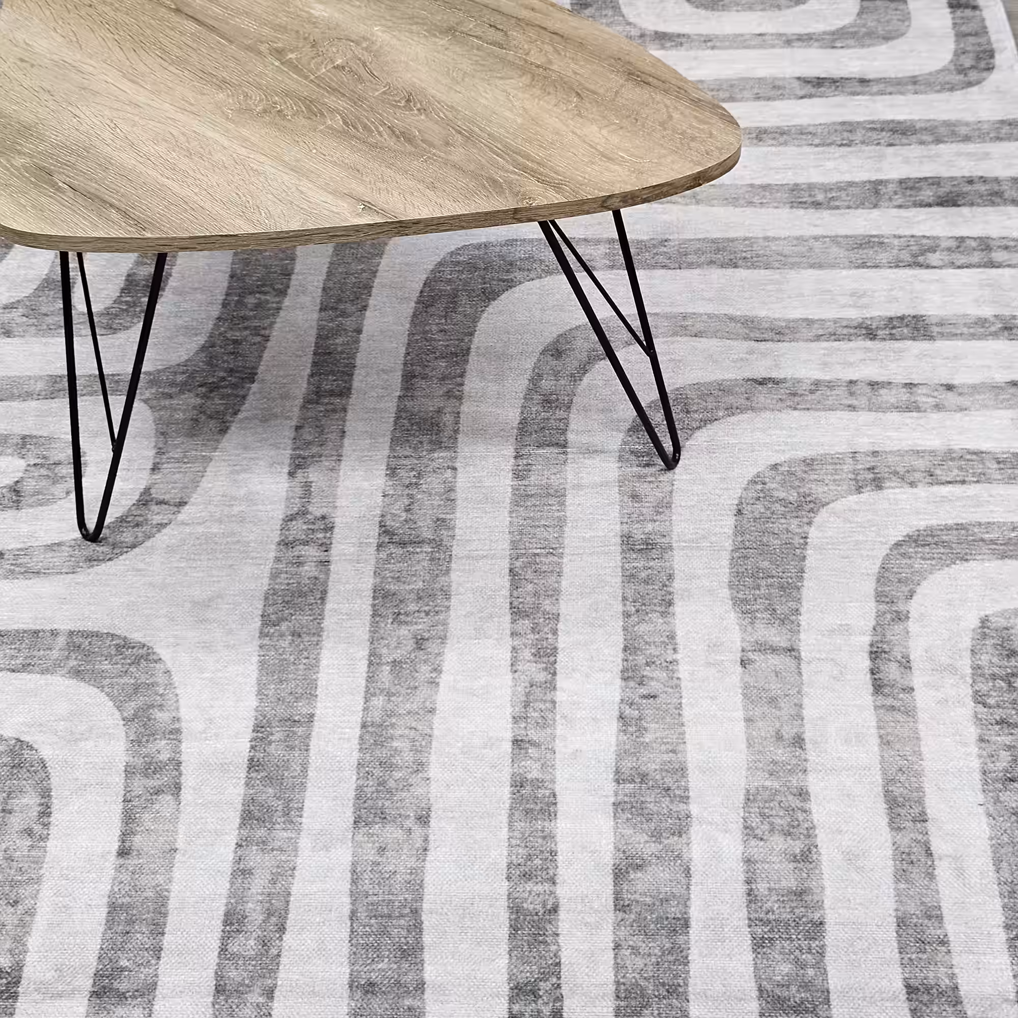Moderni Rug, Grey image 3