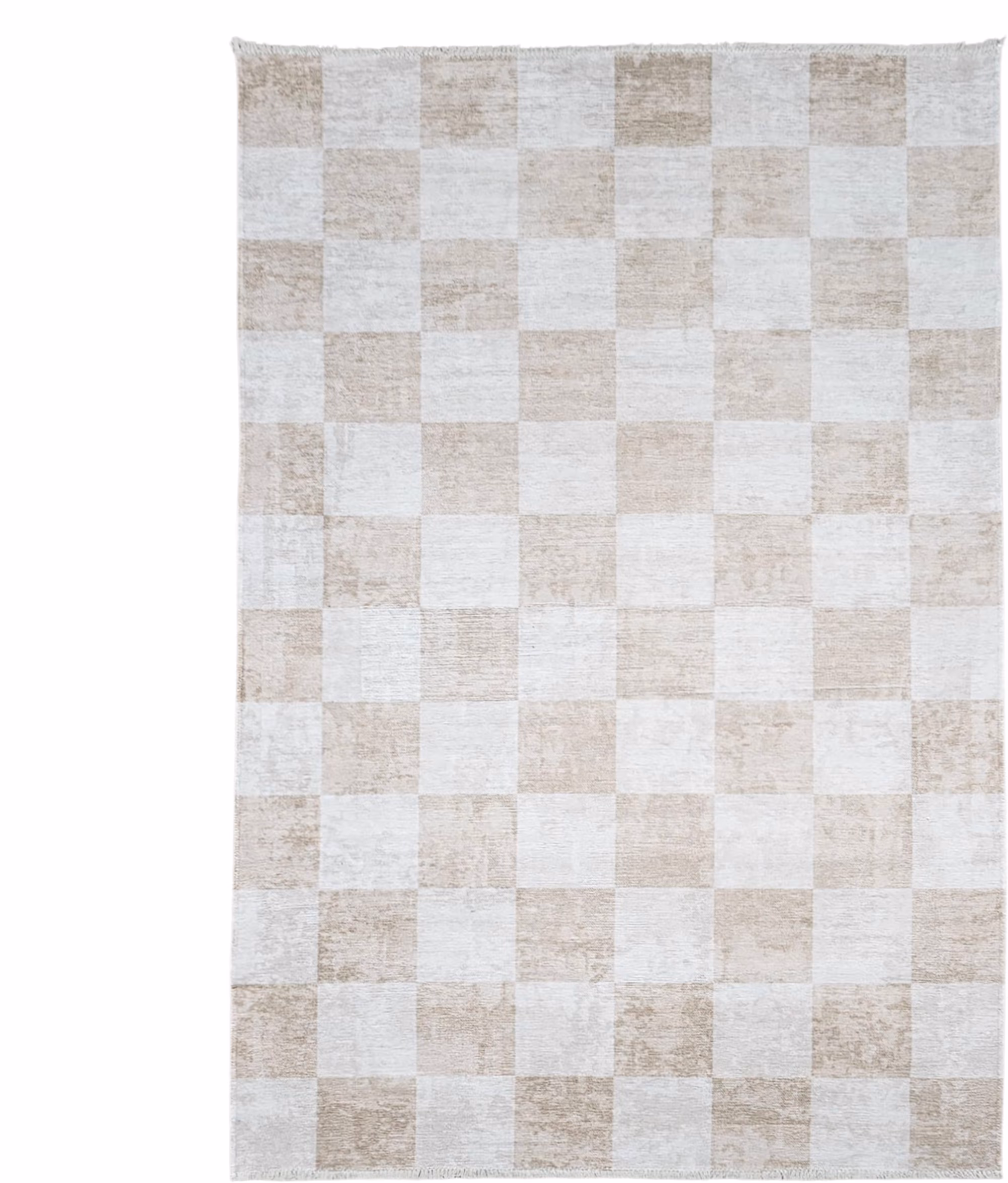Ruutu Rug, Beige image 8