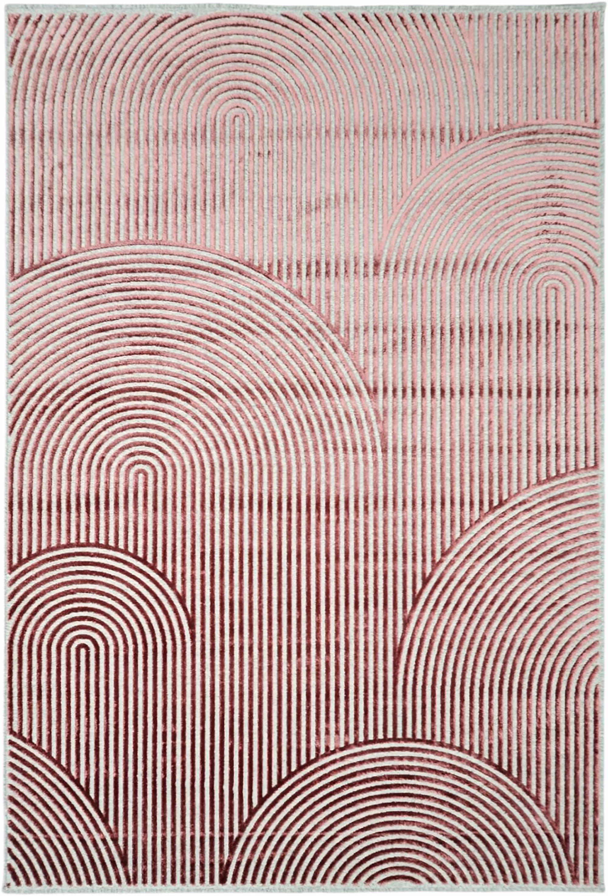 Saaga Rug, Red, Beige image 16