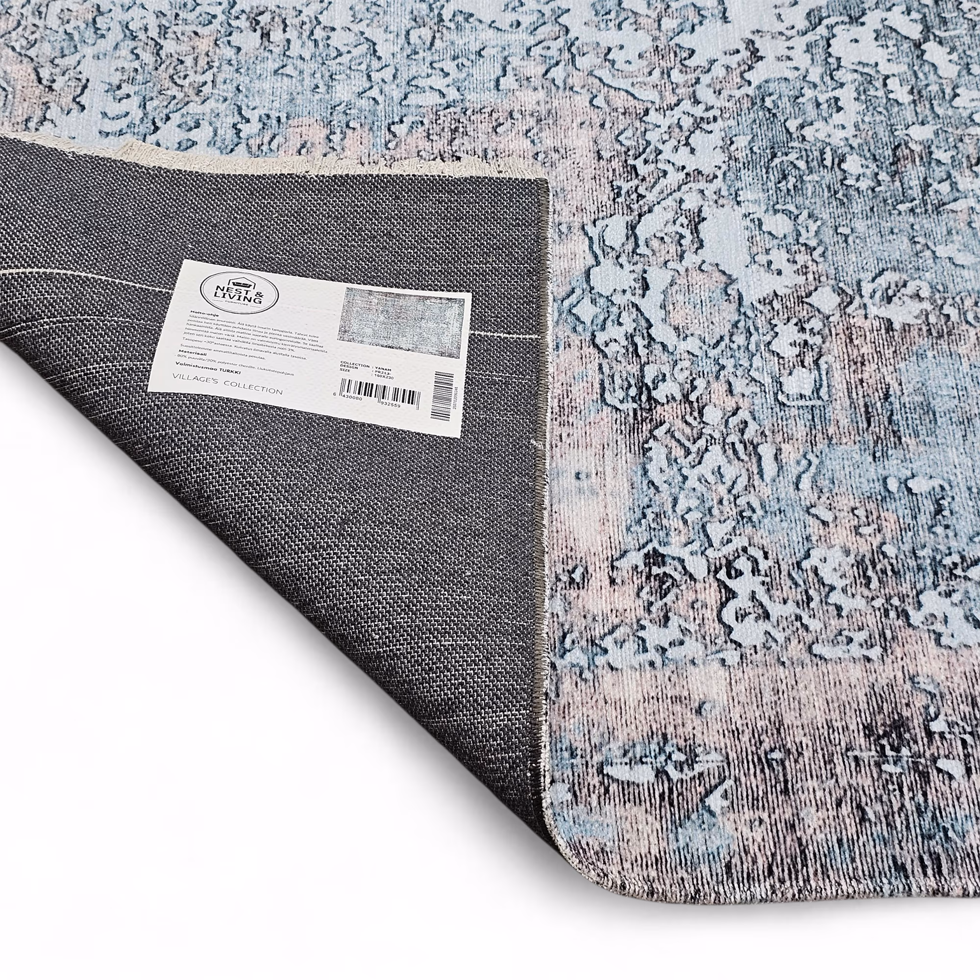 Yanam Rug, Blue image 12