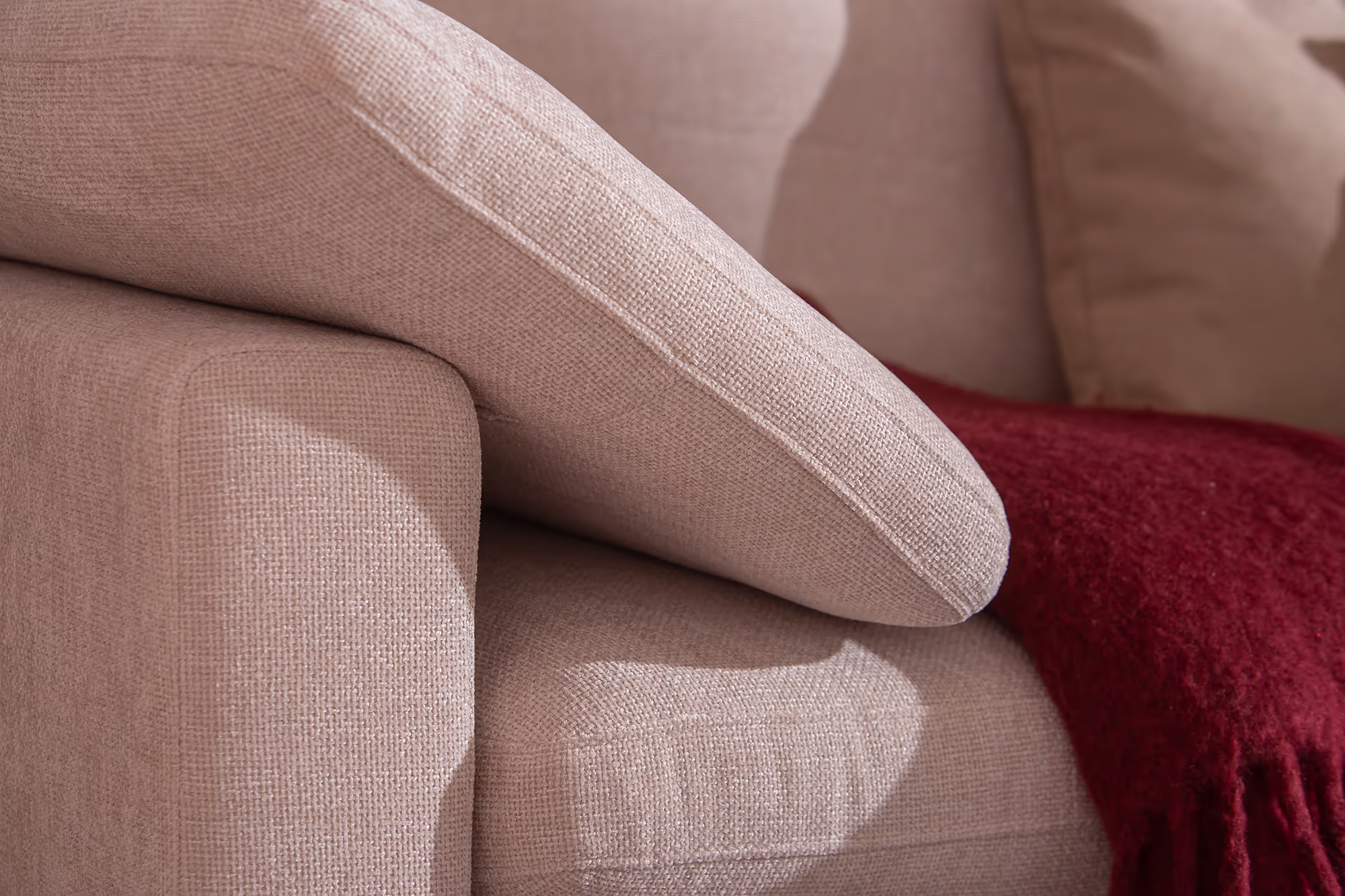 Heaven 4-seat sofa in beige against a soft neutral background for product clarity