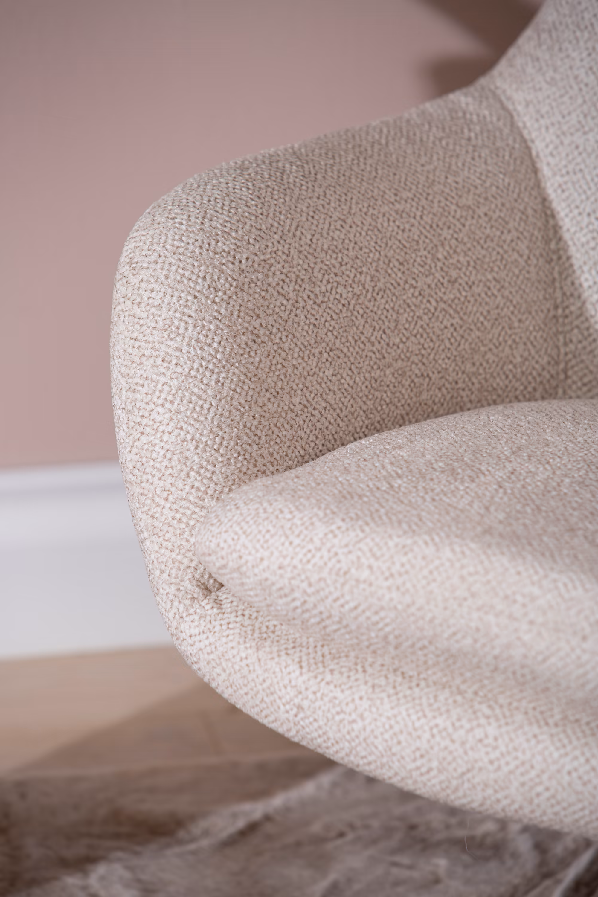 Blow Swivel Chair, Beige image 4