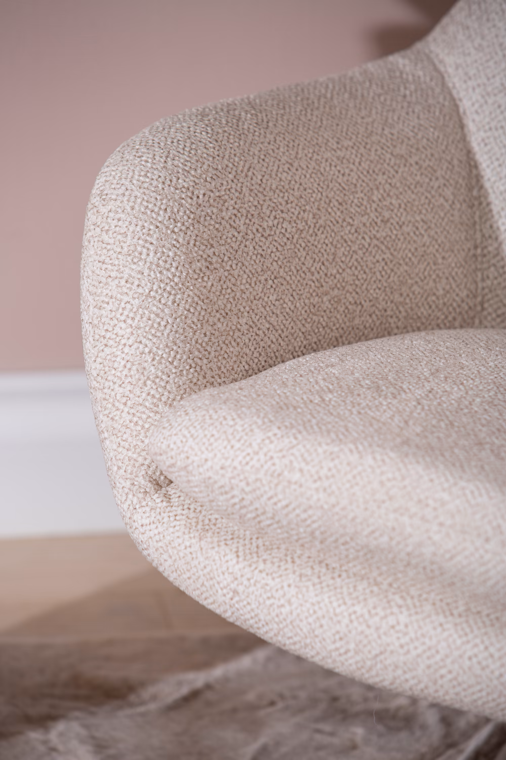 Blow Swivel Chair, Beige image 7