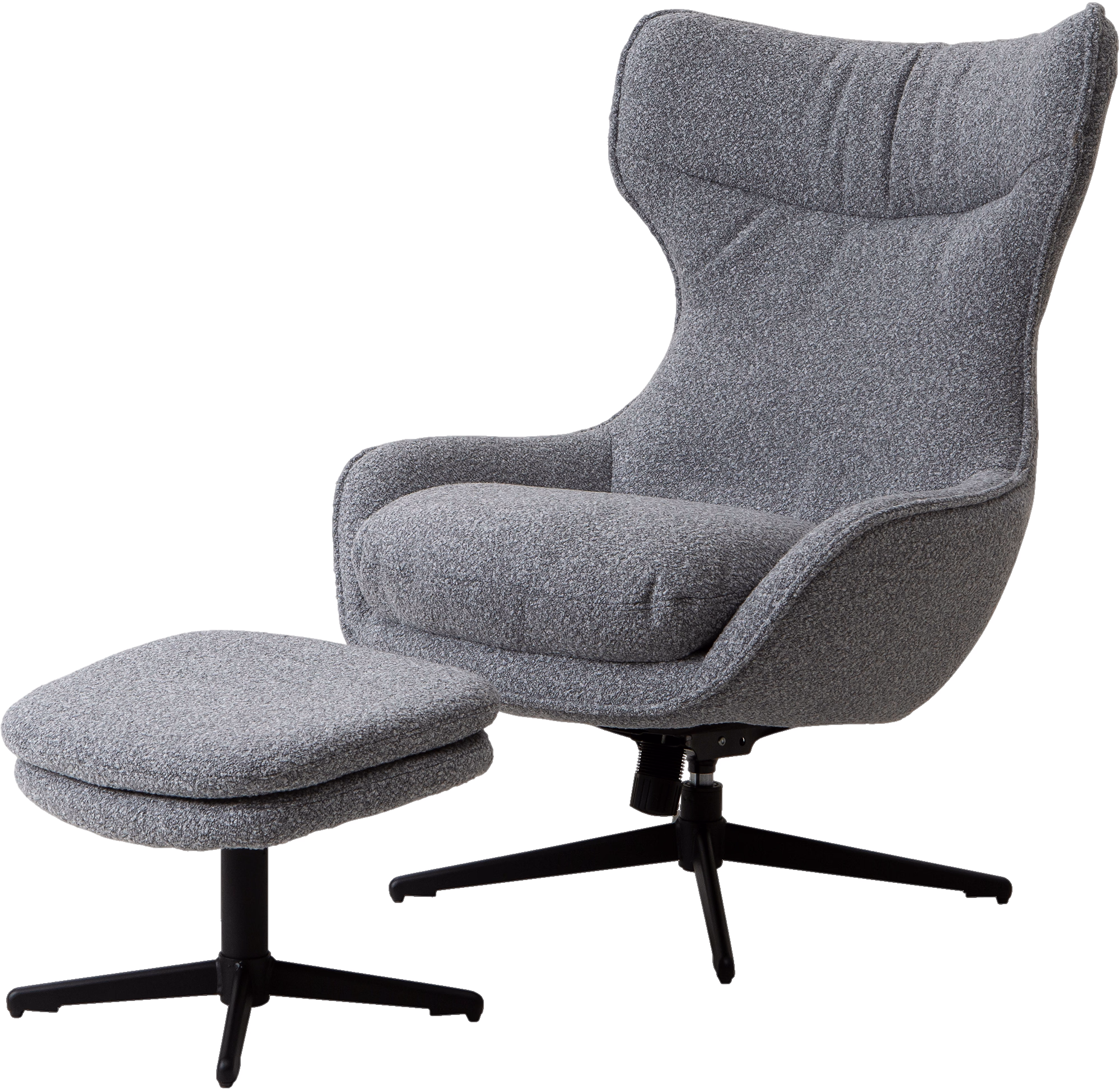 Breeze Swivel Chair, Grey image 2