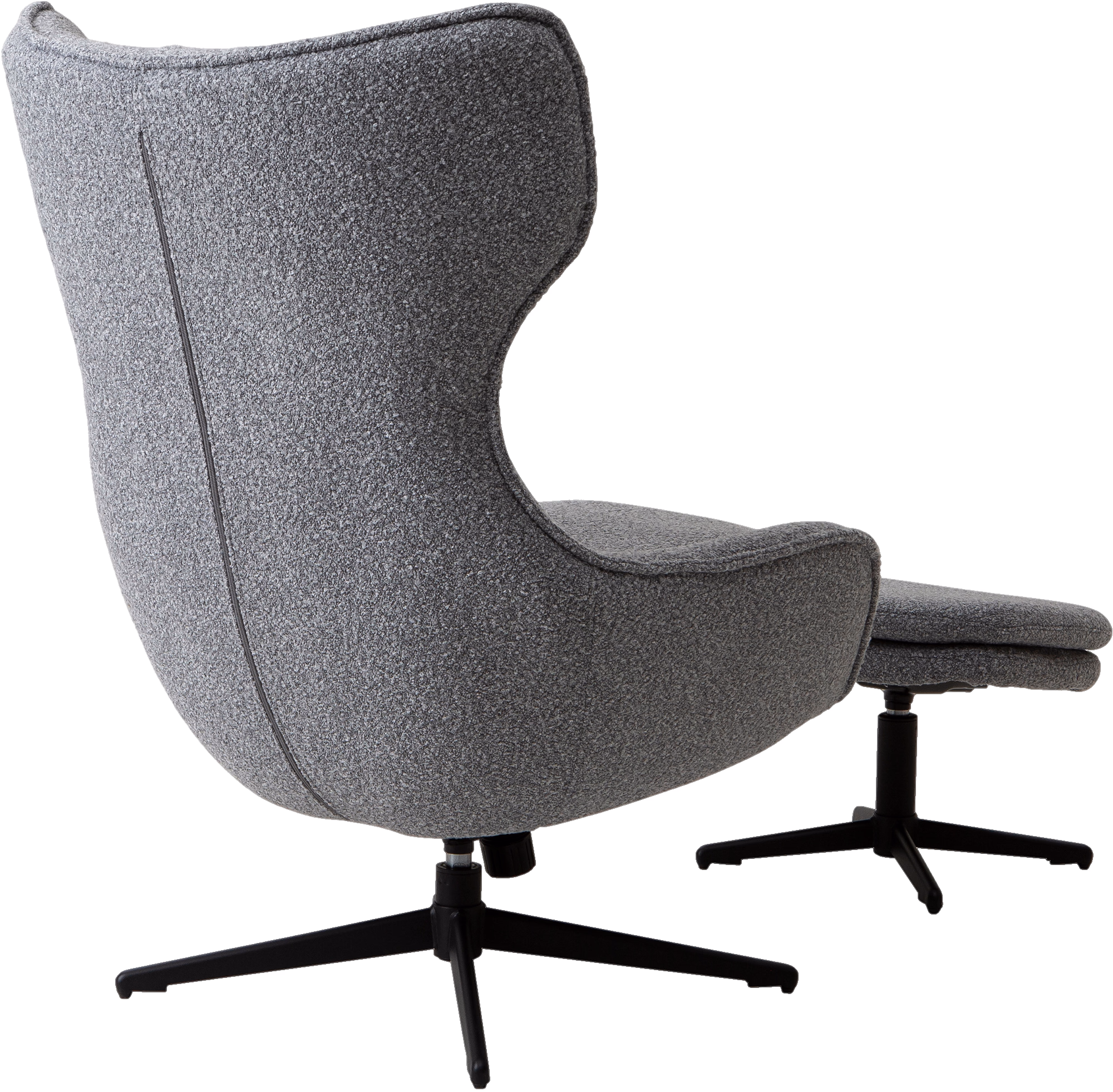 Breeze Swivel Chair, Grey image 8