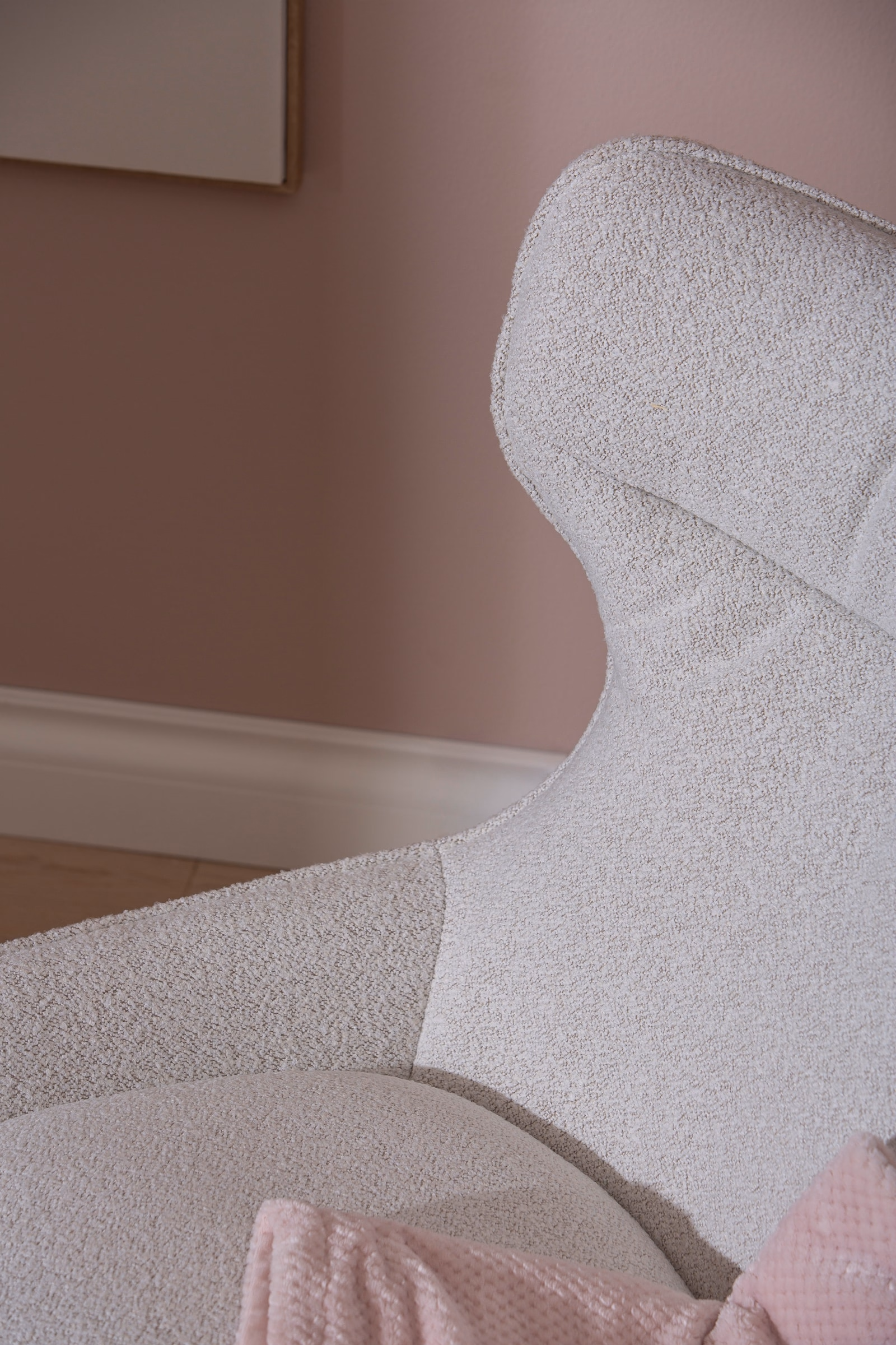 Breeze Recliner with Footstool, Beige image 7