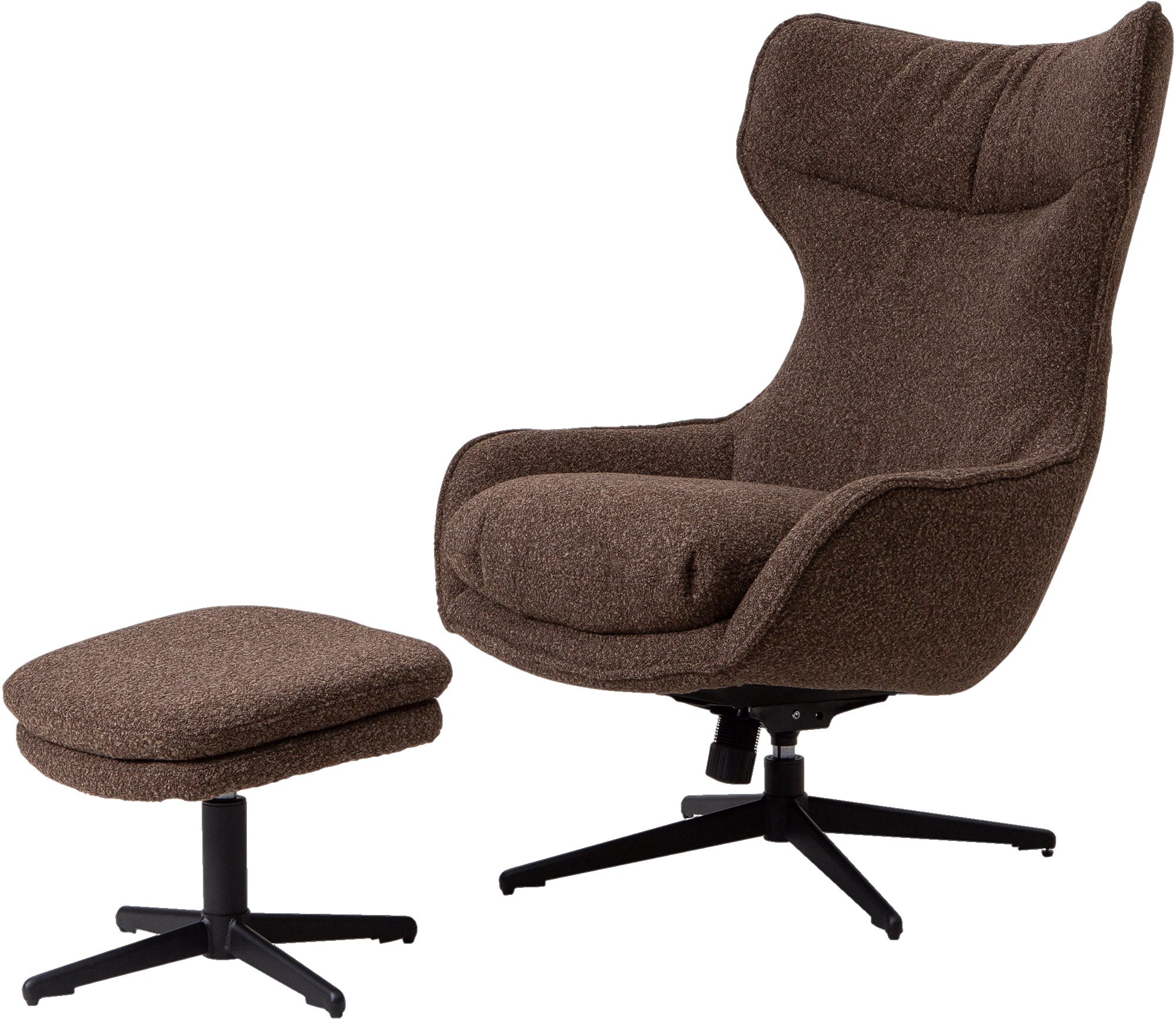 Breeze Swivel Chair, Brown image 2