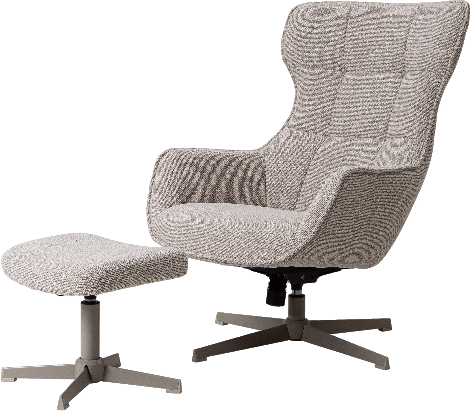 Wind Swivel Chair, Beige image 2