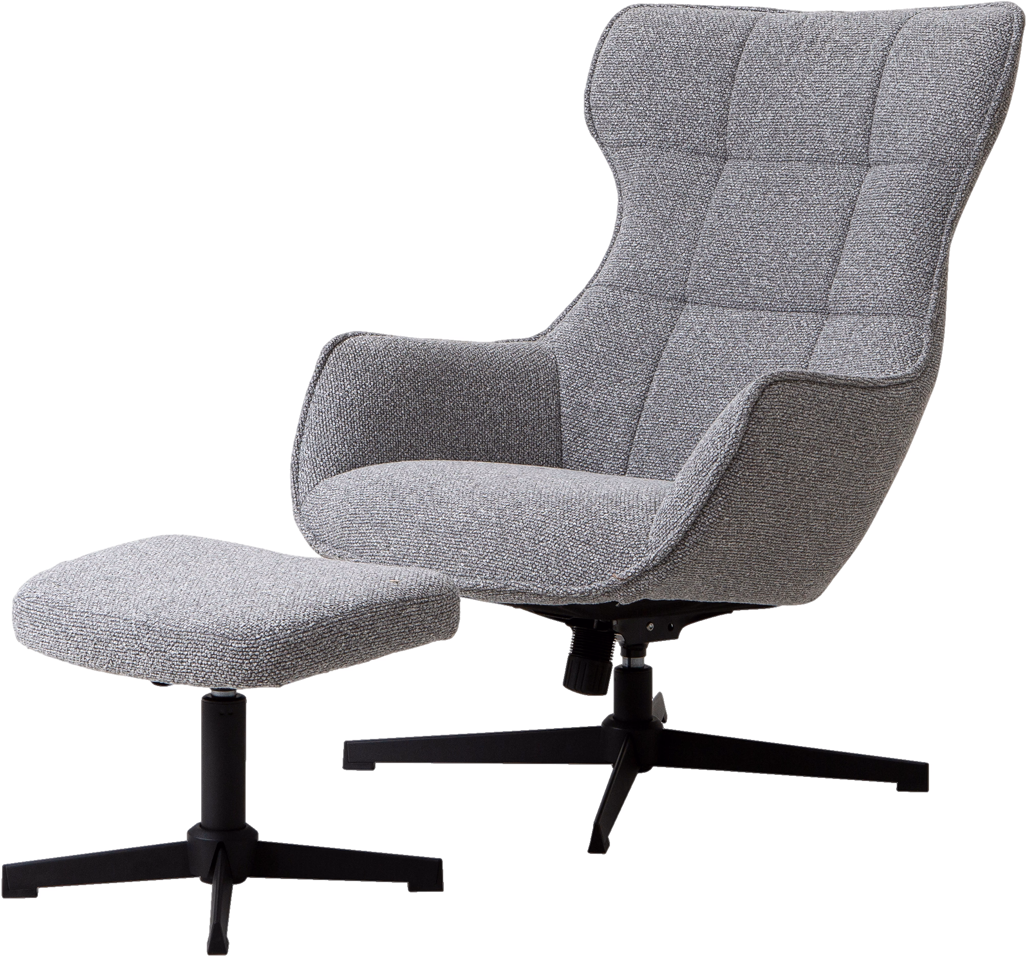 Wind Swivel Chair, Grey image 2